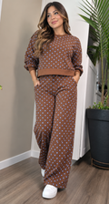 Polka Dot Lounge Set / Lizz Studio