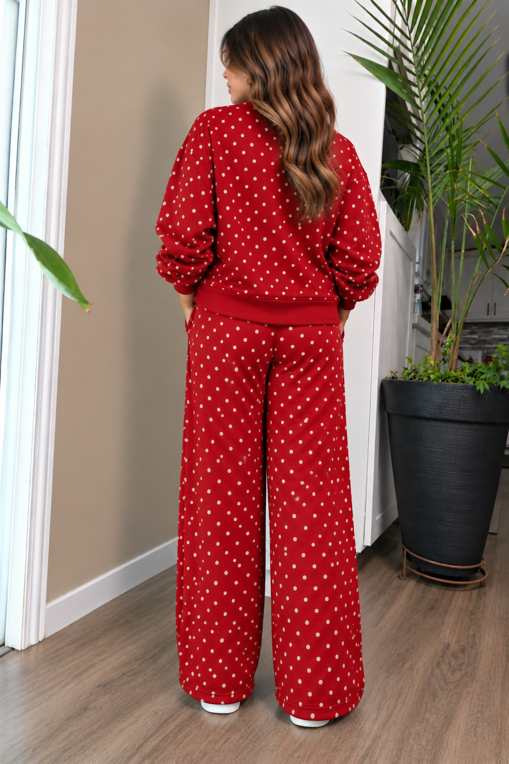 Polka Dot Lounge Set / Lizz Studio
